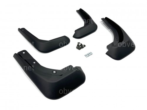 Брызговики Volvo S60 2019-2024, комплект 4шт. Брызговики Volvo S60 2019-2024, комплект 4шт.