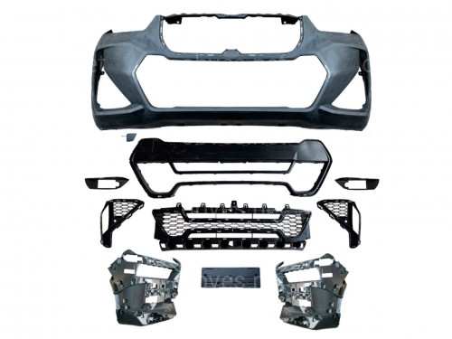 Передний бампер M paket BMW X1 U11 U12 2022-