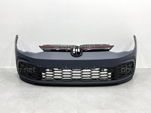 Передний бампер GTI Volkswagen Golf 8 2021- Передний бампер GTI Volkswagen Golf 8 2021-