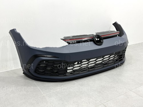 Передний бампер GTI Volkswagen Golf 8 2021- Передний бампер GTI Volkswagen Golf 8 2021-