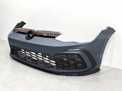 Передний бампер GTI Volkswagen Golf 8 2021- Передний бампер GTI Volkswagen Golf 8 2021-