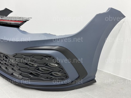 Передний бампер GTI Volkswagen Golf 8 2021- Передний бампер GTI Volkswagen Golf 8 2021-