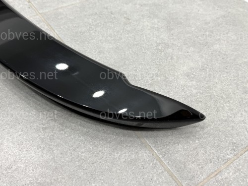Спойлер козырек на крышку багажника Toyota Yaris 2011-2015 ABS пластик, цвет черный глянец Спойлер козырек на крышку багажника Toyota Yaris 2011-2015 ABS пластик, цвет черный глянец