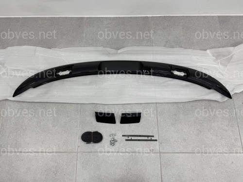 Спойлер козырек на крышку багажника Toyota Yaris 2011-2015 ABS пластик, цвет черный глянец Спойлер козырек на крышку багажника Toyota Yaris 2011-2015 ABS пластик, цвет черный глянец