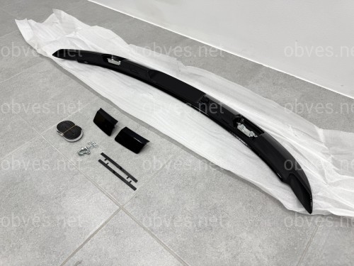 Спойлер козырек на крышку багажника Toyota Yaris 2011-2015 ABS пластик, цвет черный глянец Спойлер козырек на крышку багажника Toyota Yaris 2011-2015 ABS пластик, цвет черный глянец