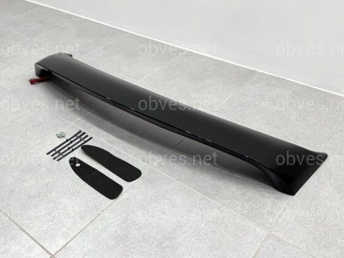 Спойлер на багажник Mitsubishi Lancer 9 2004-2009 со стопом ABS пластик, цвет черный глянец Спойлер на багажник Mitsubishi Lancer 9 2004-2009 со стопом ABS пластик, цвет черный глянец