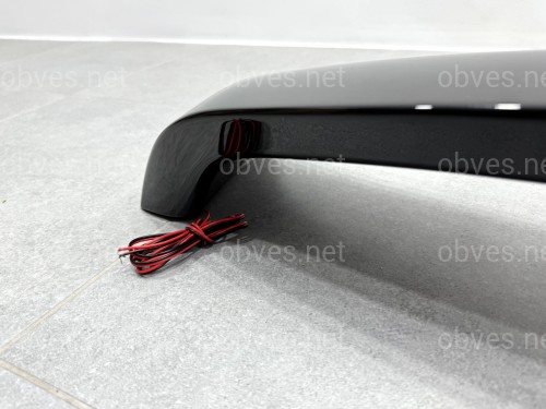 Спойлер на багажник Mitsubishi Lancer 9 2004-2009 со стопом ABS пластик, цвет черный глянец Спойлер на багажник Mitsubishi Lancer 9 2004-2009 со стопом ABS пластик, цвет черный глянец