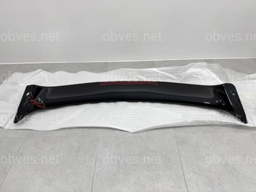 Спойлер на багажник Mitsubishi Lancer 9 2004-2009 со стопом ABS пластик, цвет черный глянец Спойлер на багажник Mitsubishi Lancer 9 2004-2009 со стопом ABS пластик, цвет черный глянец