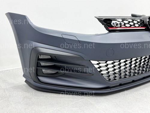 Передний бампер GTI Volkswagen Golf 7.5 2017-2021 Передний бампер GTI Volkswagen Golf 7.5 2017-2021