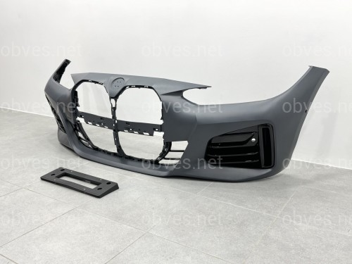 Передний бампер M paket BMW 4 series G26 2020- Передний бампер M paket BMW 4 series G26 2020-
