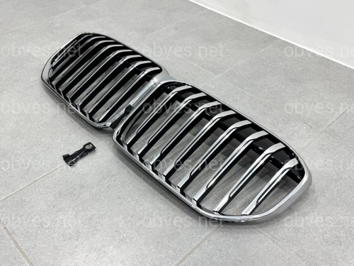 Решетка радиатора ноздри BMW 7 Series G11 / G12 2020-2023 хром Решетка радиатора ноздри BMW 7 Series G11 / G12 2020-2023 хром
