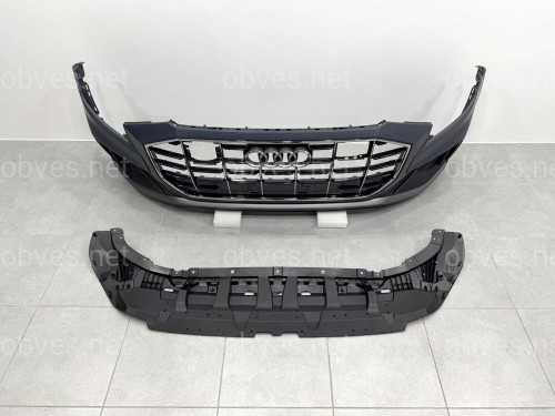 Бампер передний в сборе S-Line для Audi Q8 2018-2024 Бампер передний в сборе S-Line для Audi Q8 2018-2024