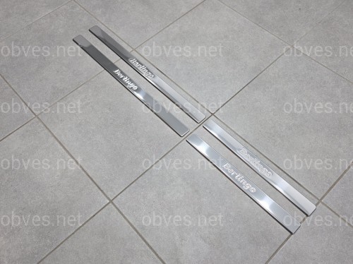 Накладки на пороги Citroen Berlingo 2008-2018 4 шт. Накладки на пороги Citroen Berlingo 2008-2018 4 шт.
