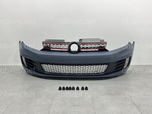 Передний бампер GTI Volkswagen Golf 6 2008-2013 Передний бампер GTI Volkswagen Golf 6 2008-2013