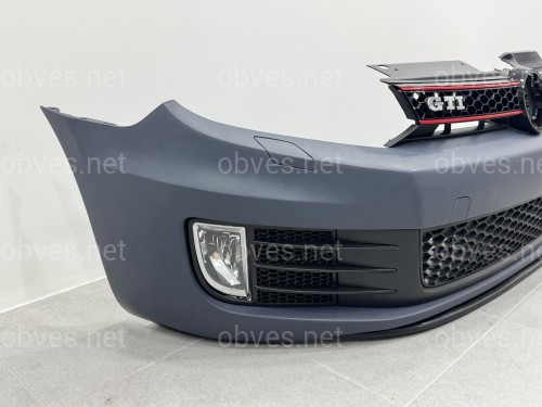 Передний бампер GTI Volkswagen Golf 6 2008-2013 Передний бампер GTI Volkswagen Golf 6 2008-2013