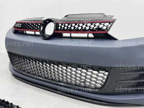 Передний бампер GTI Volkswagen Golf 6 2008-2013 Передний бампер GTI Volkswagen Golf 6 2008-2013