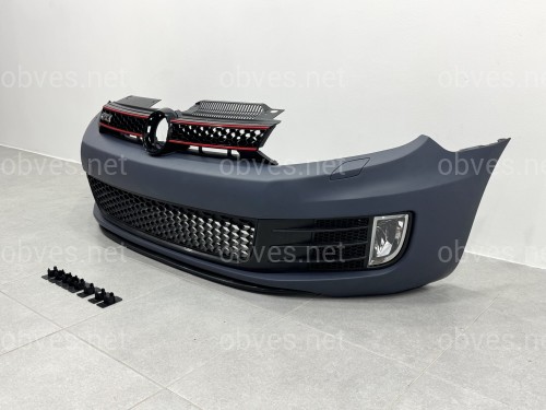 Передний бампер GTI Volkswagen Golf 6 2008-2013 Передний бампер GTI Volkswagen Golf 6 2008-2013