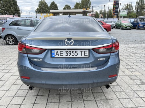 Спойлер лип на багажник Mazda 6 2013- ABS пластик под покраску
