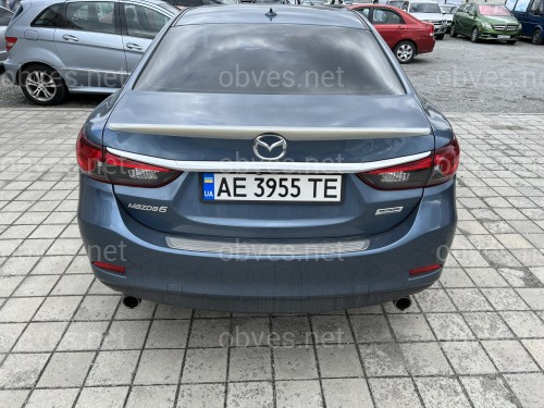 Спойлер лип на багажник Mazda 6 2013- ABS пластик под покраску