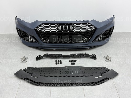 Бампер передний в стиле RS5 2020+ для Audi A5 2016-2019 Бампер передний в стиле RS5 2020+ для Audi A5 2016-2019