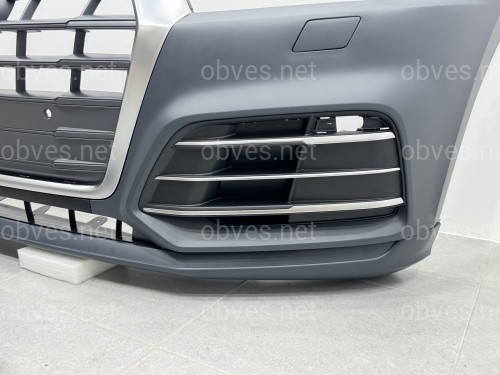 Бампер передний в сборе S-Line для Audi Q5 2017-2020 Бампер передний в сборе S-Line для Audi Q5 2017-2020