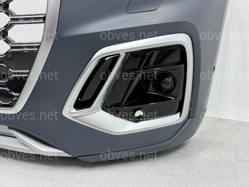Бампер передний в сборе S-Line CHROME для Audi Q5 2021-2024 Бампер передний в сборе S-Line CHROME для Audi Q5 2021-2024