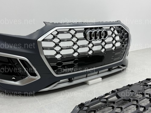 Бампер передний в сборе S-Line CHROME для Audi Q5 2021-2024 Бампер передний в сборе S-Line CHROME для Audi Q5 2021-2024