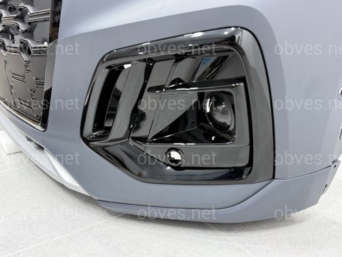 Бампер передний в сборе S-Line BLACK для Audi Q5 2021-2024 Бампер передний в сборе S-Line BLACK для Audi Q5 2021-2024