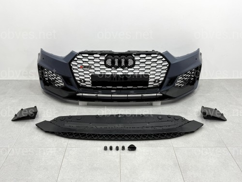 Бампер передний в стиле RS5 для Audi A5 2016-2019
