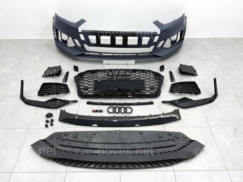 Бампер передний в стиле RS5 для Audi A5 2016-2019