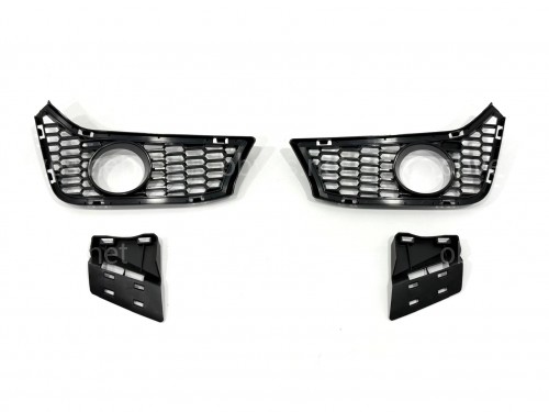 Решетки в бампер под противотуманные фары M3 look BMW 3 series F30 / F31 2012-2018 L+R Решетки в бампер под противотуманные фары M3 look BMW 3 series F30 / F31 2012-2018 L+R