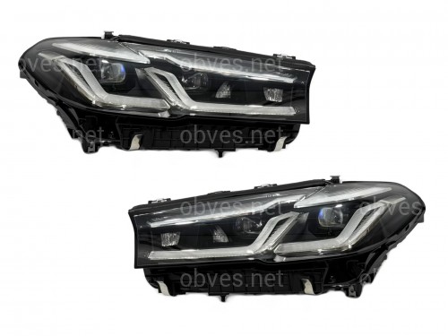 Фары Adaptive LED LCI 2020+ рестайлинг для BMW G30 / G31 2016-2020 2шт. с заменой бампера на 20+ Фары Adaptive LED LCI 2020+ рестайлинг для BMW G30 / G31 2016-2020 2шт. с заменой бампера на 20+