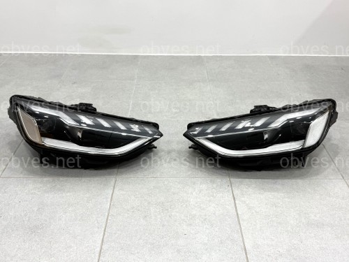 Фары LED для AUDI A4 B9 рестайлинг 2019-2024 2шт.