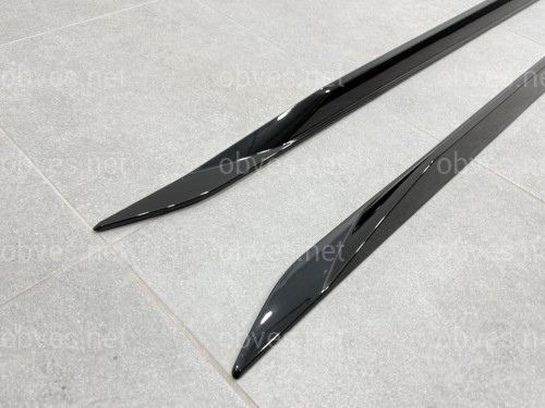 Лезвия под пороги M-Performance BMW 5 series G60 G61 2024- 2шт. черный глянец Лезвия под пороги M-Performance BMW 5 series G60 G61 2024- 2шт. черный глянец