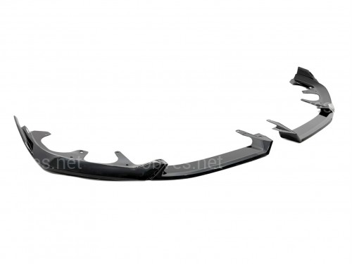 Обвес юбка переднего бампера M-Performance для BMW 5 series G60 G61 2024-, цвет черный глянец