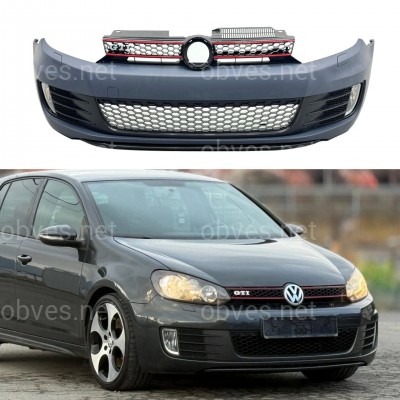 Передний бампер GTI Volkswagen Golf 6 2008-2013 Передний бампер GTI Volkswagen Golf 6 2008-2013