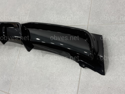 Диффузор накладка заднего бампера M-Performance BMW 3 series F30 2012-2018 под одну выхлопную трубу ГЛЯНЦЕВЫЙ 0---- Диффузор накладка заднего бампера M-Performance BMW 3 series F30 2012-2018 под одну выхлопную трубу ГЛЯНЦЕВЫЙ 0----