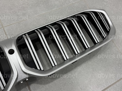 Решетка радиатора ноздри BMW 3 G20 G21 M Performance 2022+, цвет серый Решетка радиатора ноздри BMW 3 G20 G21 M Performance 2022+, цвет серый