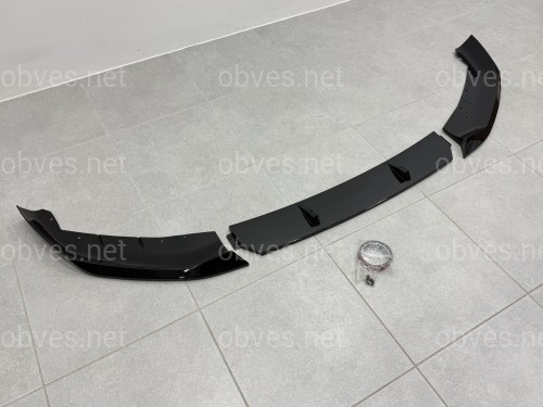 Юбка накладка переднего бампера M Performance BMW 5 series G30 G31 2017-2020 , черный глянец Юбка накладка переднего бампера M Performance BMW 5 series G30 G31 2017-2020 , черный глянец
