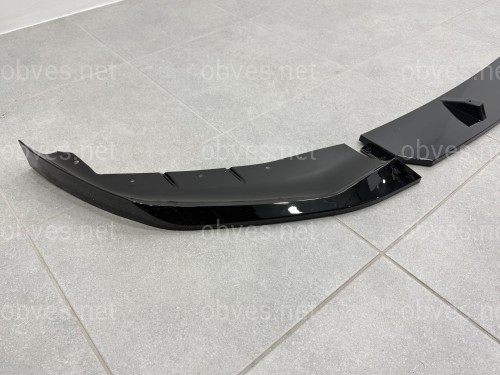 Юбка накладка переднего бампера M Performance BMW 5 series G30 G31 2017-2020 , черный глянец Юбка накладка переднего бампера M Performance BMW 5 series G30 G31 2017-2020 , черный глянец