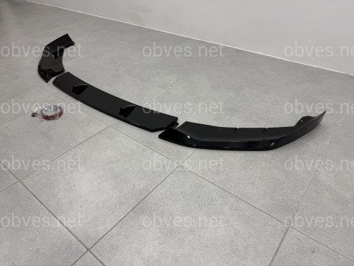 Юбка накладка переднего бампера M Performance BMW 5 series G30 G31 2017-2020 , черный глянец Юбка накладка переднего бампера M Performance BMW 5 series G30 G31 2017-2020 , черный глянец