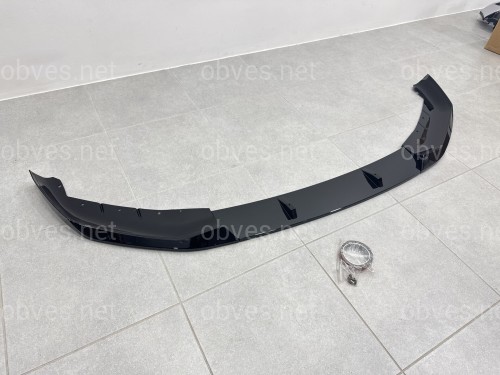 Юбка накладка переднего бампера M Performance BMW 5 series G30 G31 2017-2020 , черный глянец Юбка накладка переднего бампера M Performance BMW 5 series G30 G31 2017-2020 , черный глянец