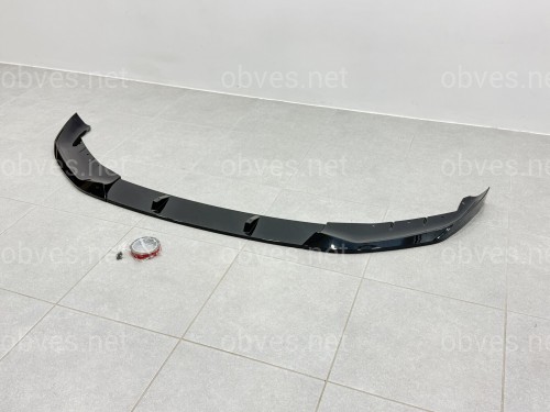 Юбка накладка переднего бампера M Performance BMW 5 series G30 G31 2017-2020 , черный глянец Юбка накладка переднего бампера M Performance BMW 5 series G30 G31 2017-2020 , черный глянец