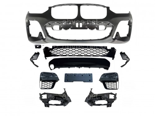 Передний бампер M paket BMW X3 G01 / X4 G02 2018-2021 Передний бампер M paket BMW X3 G01 / X4 G02 2018-2021