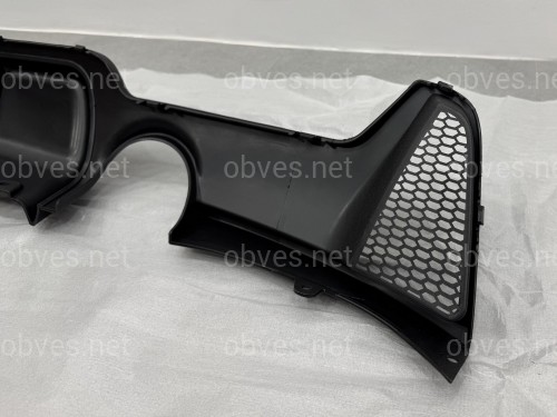 Диффузор накладка заднего бампера M-Performance под две одинарные выхлопные трубы для BMW 4 series F32 / F33 / F36 2013-2020