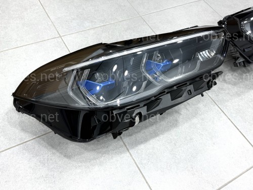 Фары Shadow line Laser для BMW X5 G05 X6 G06 до рестайлинга 2018-2022, комплектные с блоками Фары Shadow line Laser для BMW X5 G05 X6 G06 до рестайлинга 2018-2022, комплектные с блоками