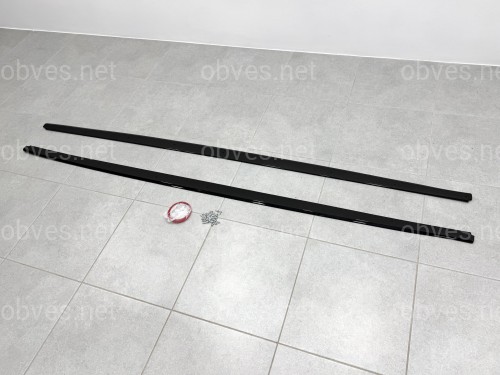 Лезвия под пороги M-Perfomance BMW 5 series F10 F11 2010-2016 2шт. черный глянец Лезвия под пороги M-Perfomance BMW 5 series F10 F11 2010-2016 2шт. черный глянец