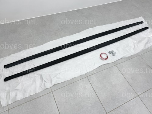 Лезвия под пороги M-Perfomance BMW 5 series F10 F11 2010-2016 2шт. черный глянец Лезвия под пороги M-Perfomance BMW 5 series F10 F11 2010-2016 2шт. черный глянец