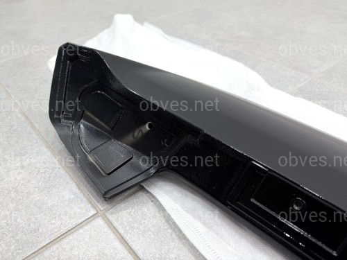 Спойлер козырек Subaru Forester 2008-2012 ABS пластик, цвет черный глянец