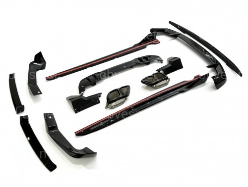 Комплект обвеса M paket LCI Paradigm Black Knight для BMW X5 G05 2023+, цвет черный глянец Комплект обвеса M paket LCI Paradigm Black Knight для BMW X5 G05 2023+, цвет черный глянец